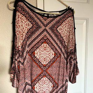 Rose + Olive Top Large